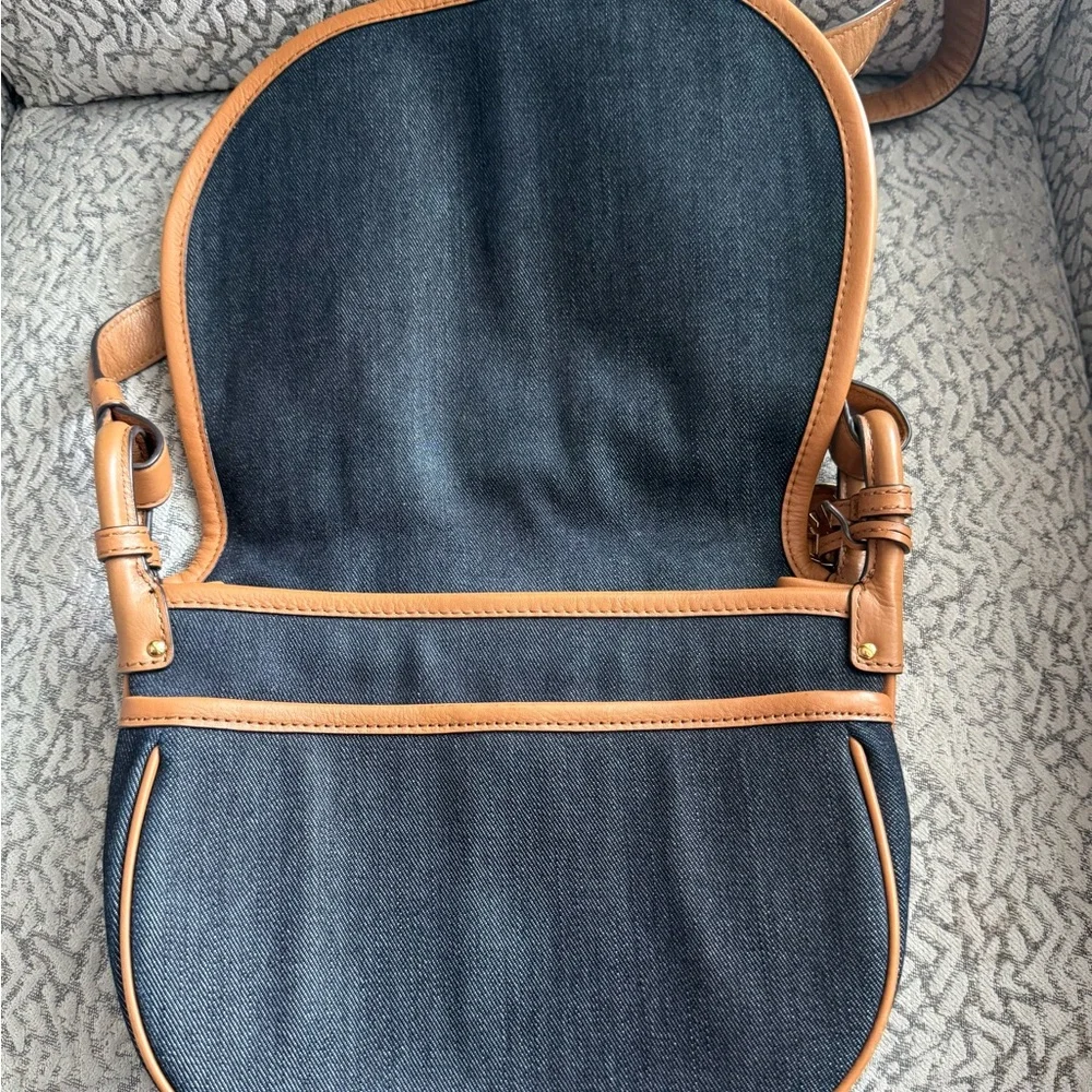 Micheal kors Denim Crossbody bag/Adjustable Strap